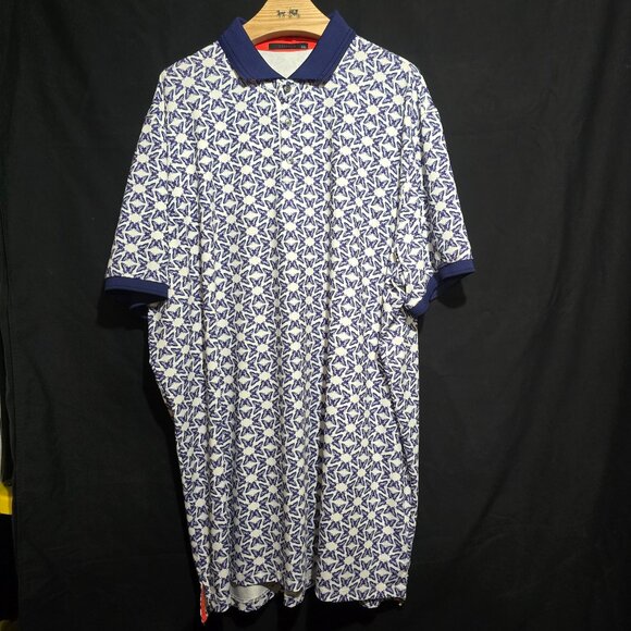 GREYSON Performance Polo - Butterflies - Red White Blue - Sz XXL* - Picture 1 of 4